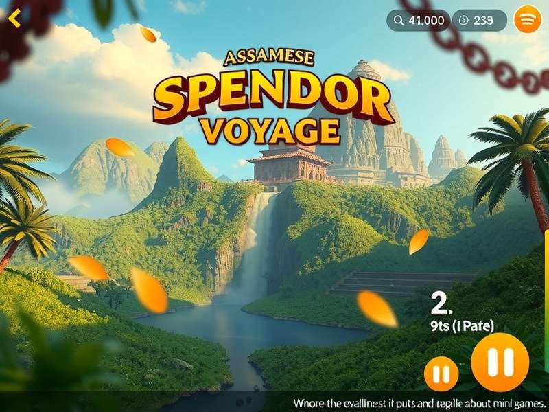 Assamese Splendor Voyage cultural mini-games interface